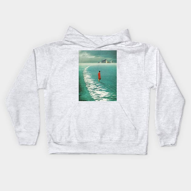 Waiting For The Cities To Fade Out Kids Hoodie by FrankMoth